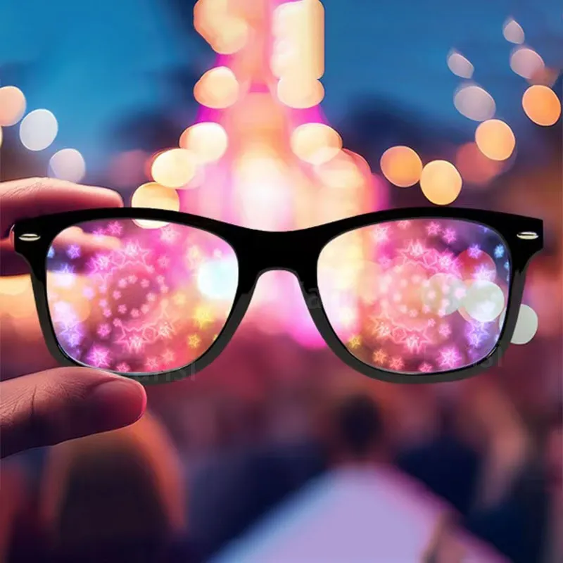 Diffraction Heart Lens Glasses factory