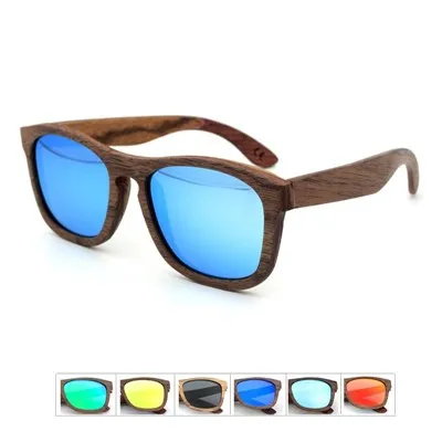Handmade Wood Frame Sunglasses