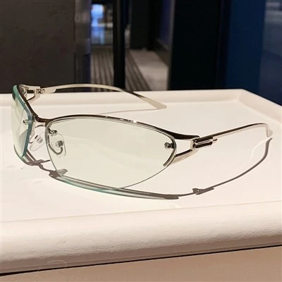 Rectangle Semi-Rimless Eyeglass Frames