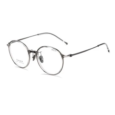 Round Optical Frames With Keyhole Bridge