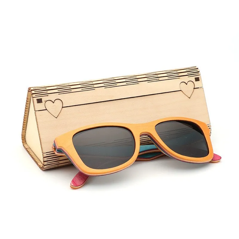 Wood Bamboo Sunglasses Box factory