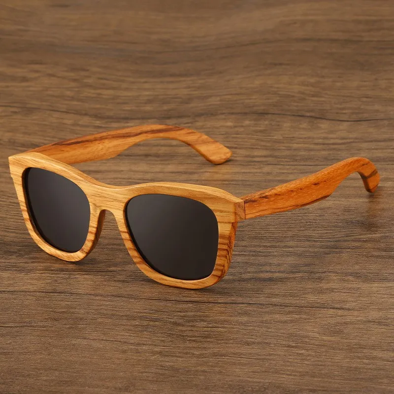 Wood Grain Sunglasses